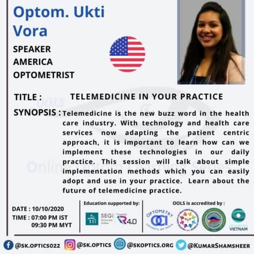 Online Optom Learning Series (OOLS) Sessions